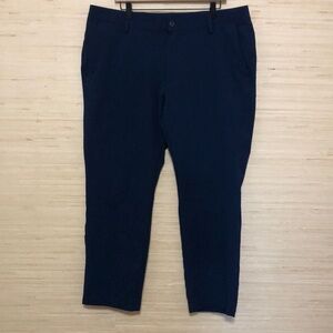 Under Armour Men’s Navy Straight Leg Tech Pants 42/30